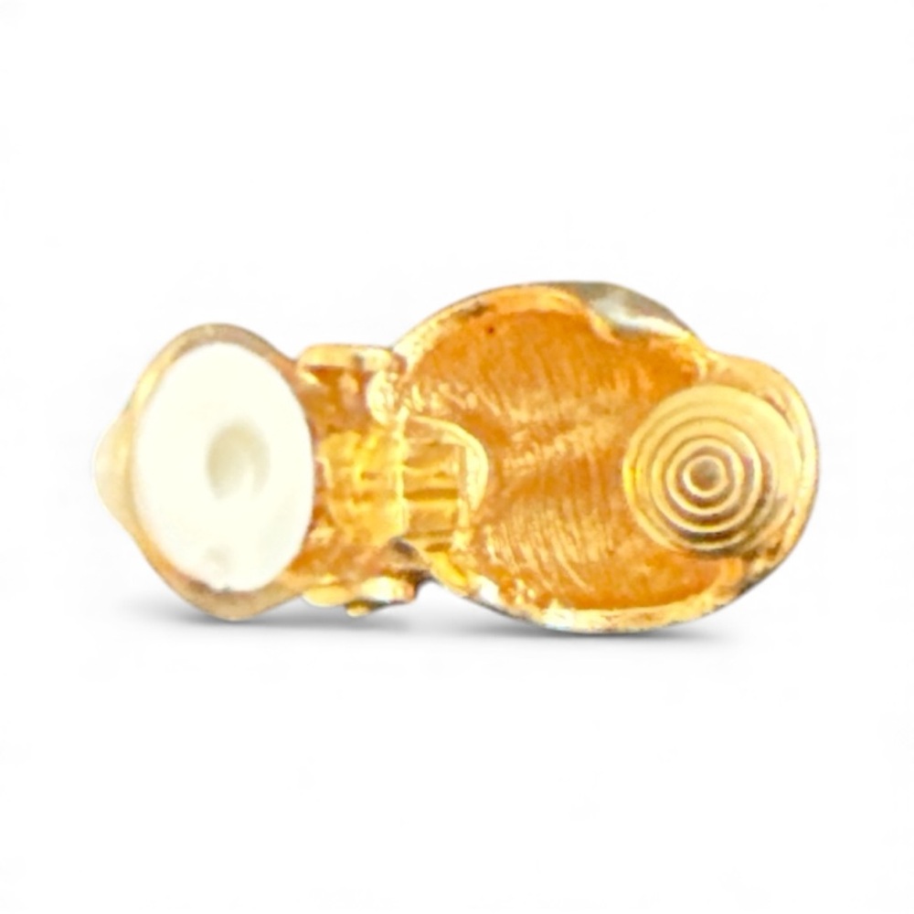Christian Dior Gold-Tone Knot Earrings - Picture 4 of 6